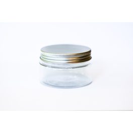 Kozmetikai tégely fém fedéllel 100ml