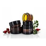 Kozmetikai üvegtégely 15 ml (barna)