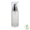 Pumpás flakon matt üveg ezüsttel 50 ml Pumpás flakon matt üveg ezüsttel 50 ml